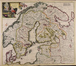 Accuratissima regnorum Sueciae, Daniae et Norvegiae tabula
